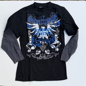 South Pole BOYS Layered Sleeve Graphic Tshirt